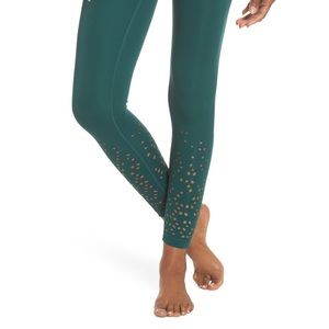 Zella Geo lasercut leggings (BLACK)